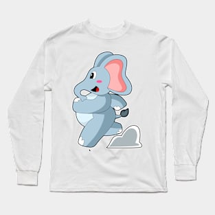 Elephant as Runner Long Sleeve T-Shirt